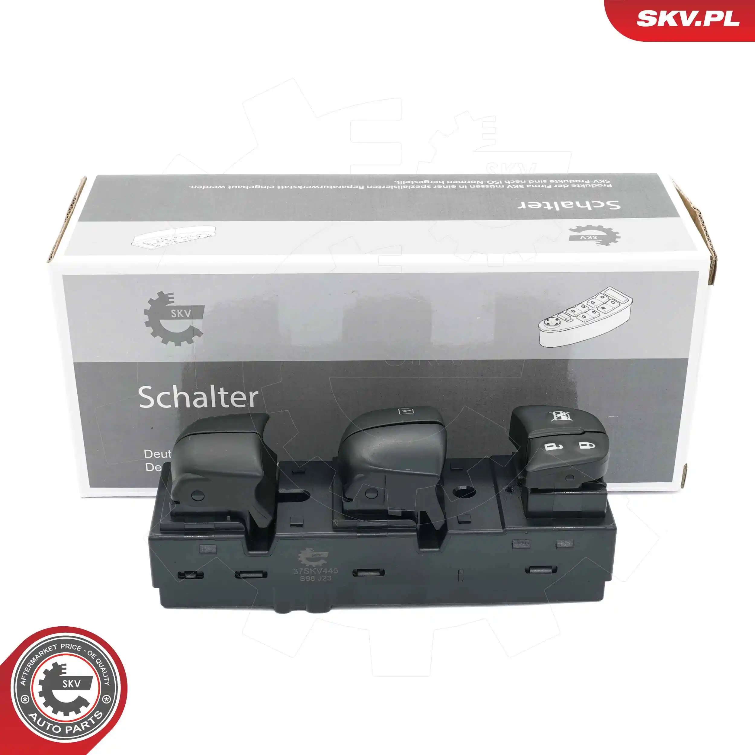 Switch, window regulator